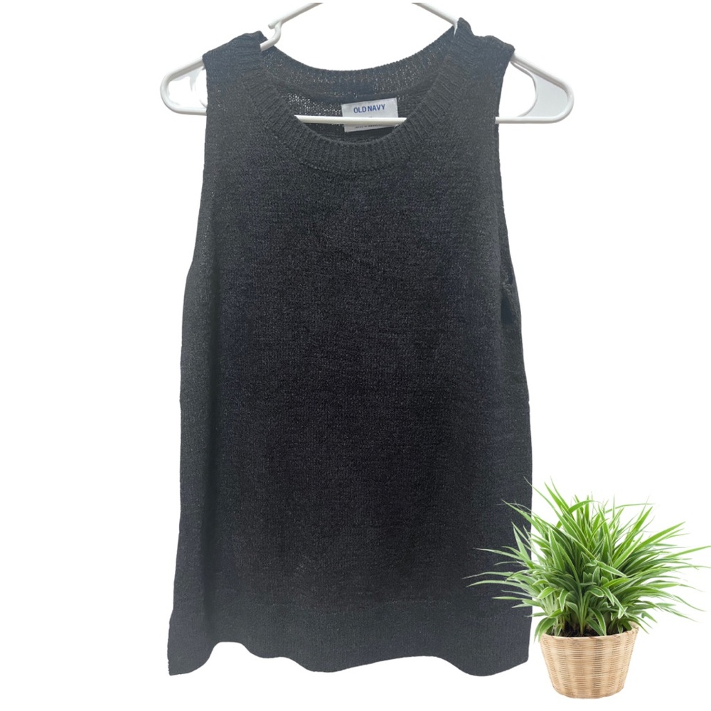 Old Navy Black Knit Tank Top